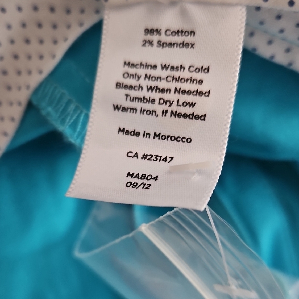 Talbots Blue Chinos Classic Style - Picture 6 of 6